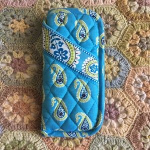 New Vera Bradley Cotton Quilted Eye Sun Glass Case